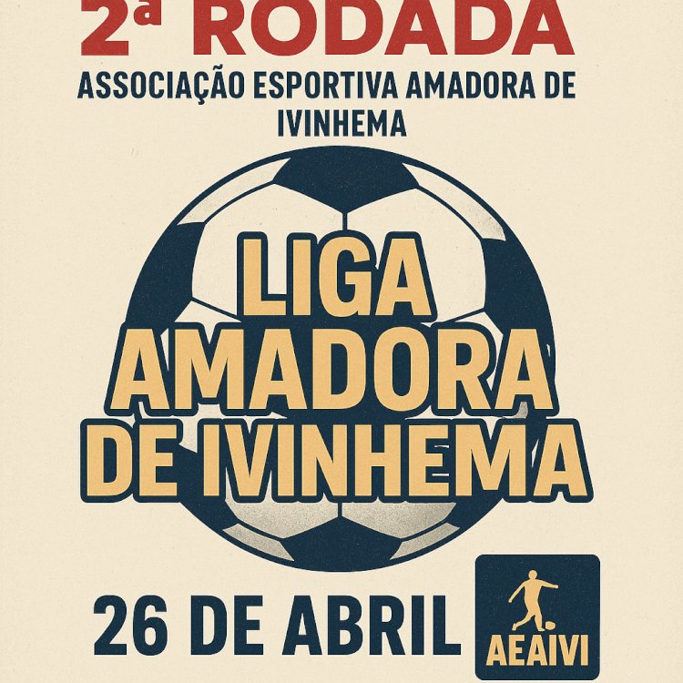 Bola rolando na Liga Amadora de Ivinhema 2025: confira os resultados e a classificação após a 2ª rodada